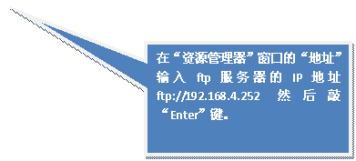 αע: ڡԴڵġַftpIPַftp://192.168.4.252 ȻáEnter 